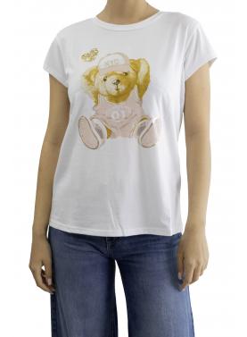 t shirt orsacchiotto con cappello 